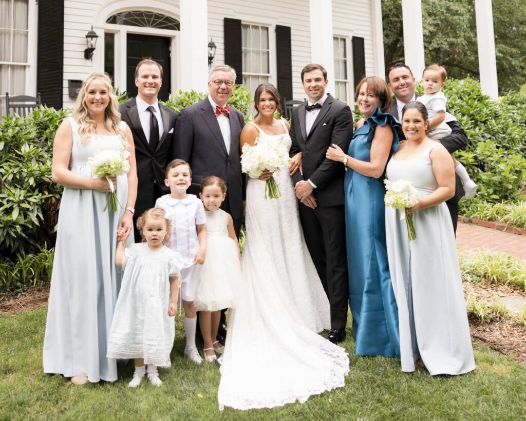 Gulley family at a 2026 wedding in Norcross, Georgia