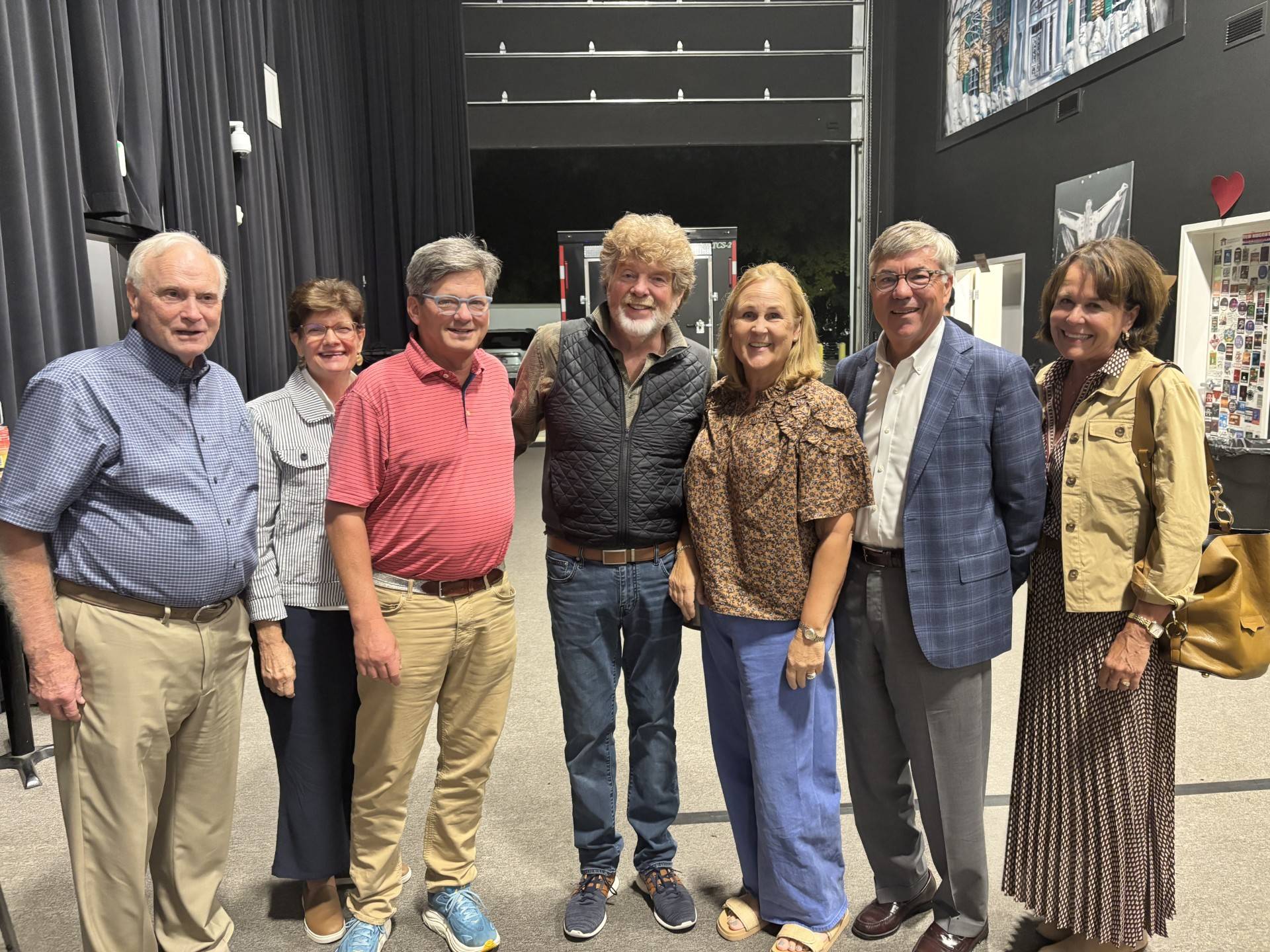 Jim Gulley with friends